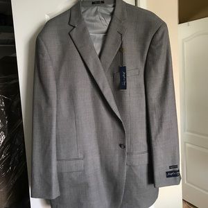 JOSEPH & FEISS NWT Suit Jacket Grey Gray